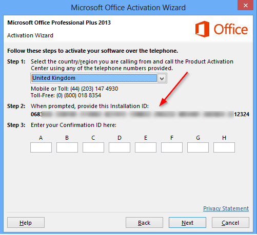 uic ms office 2013 activation key