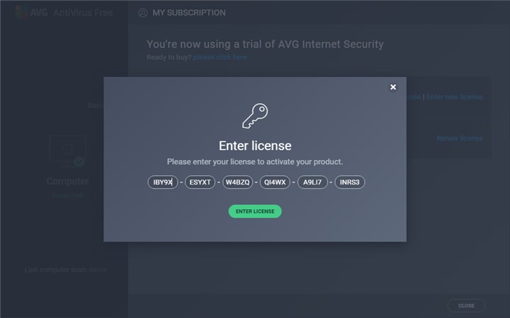 Avg antivirus key free