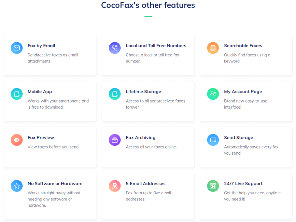 cocofax-other-features