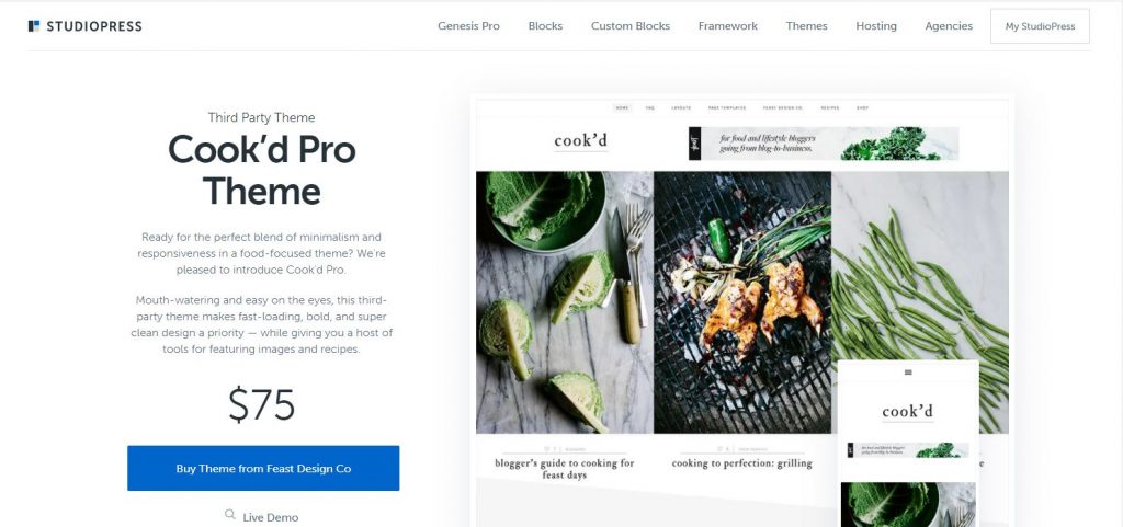 Cook'd Pro Theme