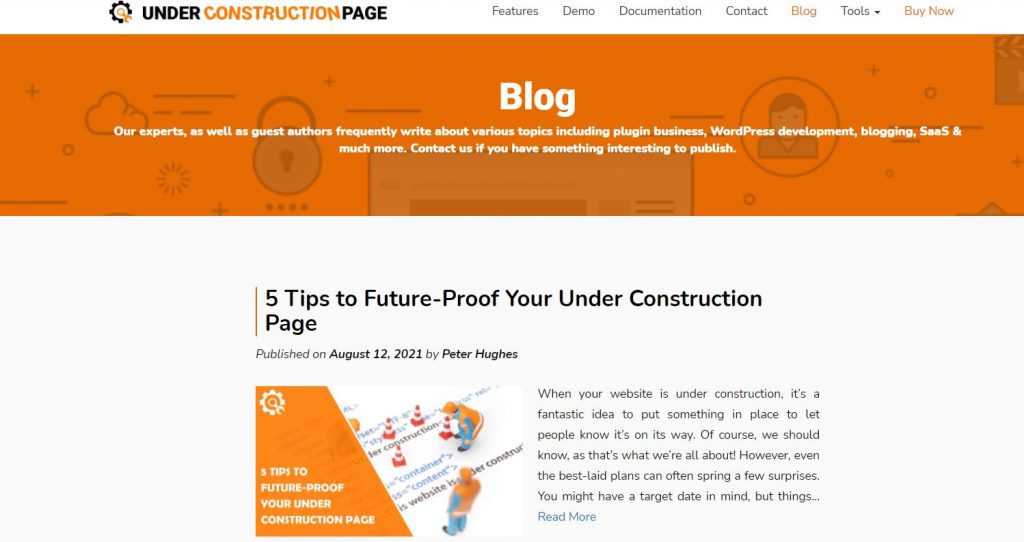 UnderConstructionPage