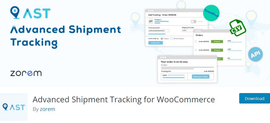 Advanced Shipment Tracking for WooCommerce