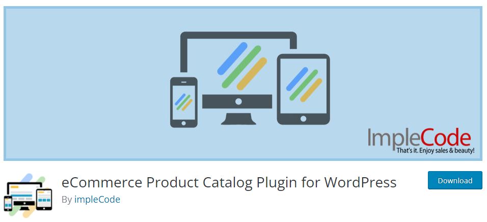 eCommerce Product Catalog