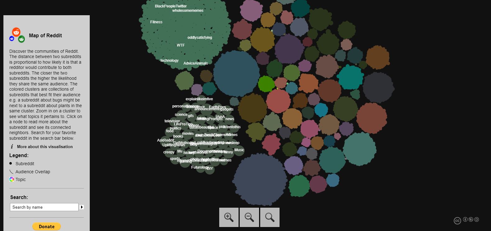 Map of Reddit