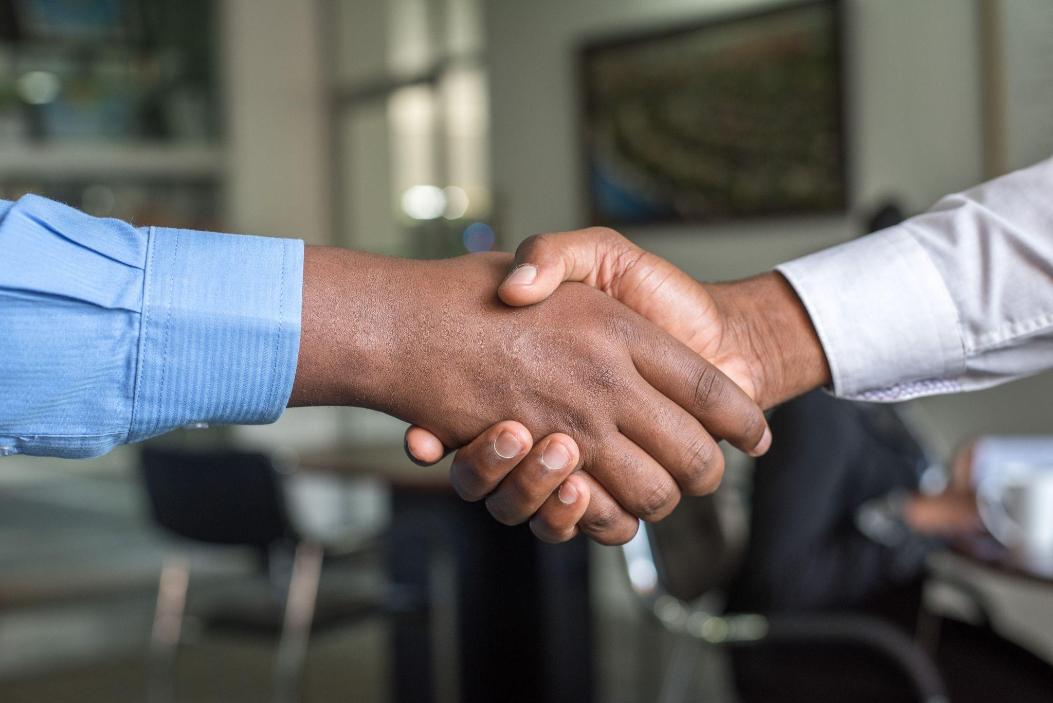 Two Man Shaking Hands