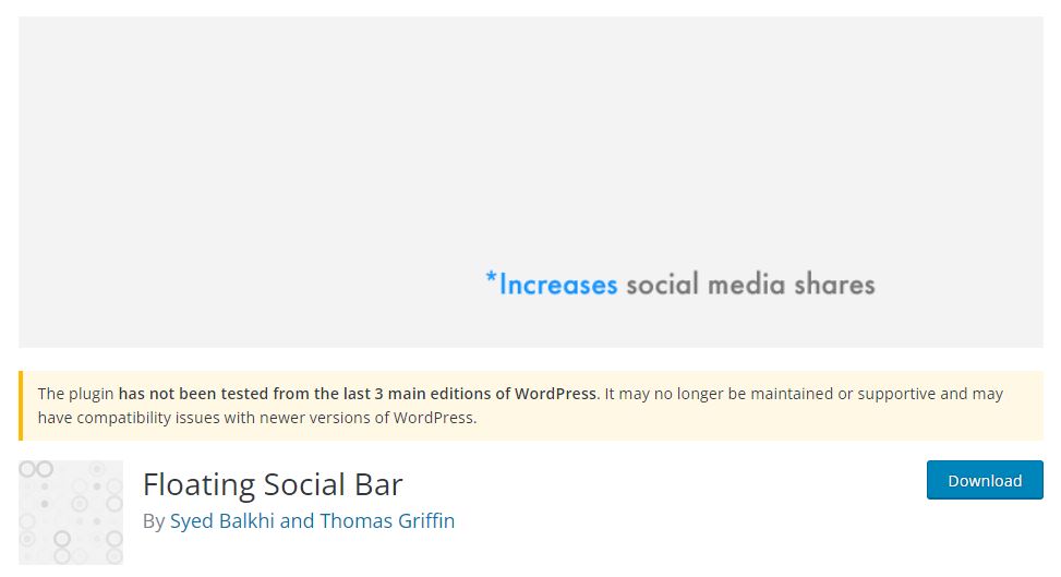 Floating Social Bar