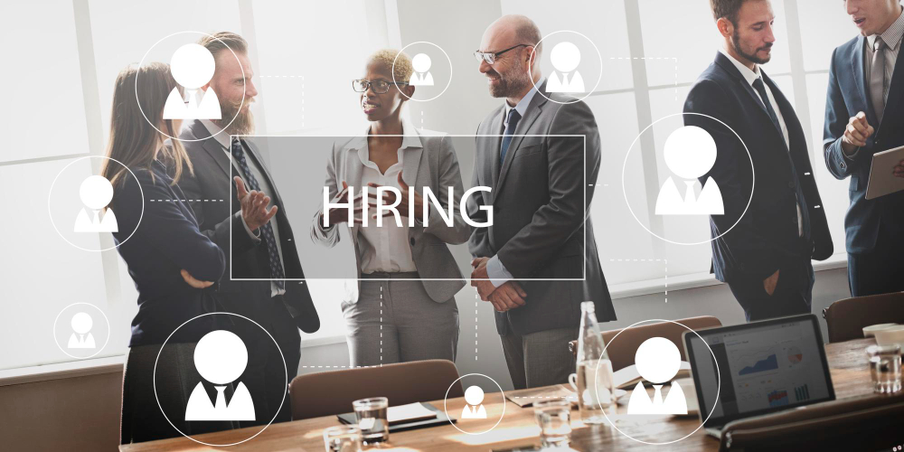Recruitment hiring career job emplyment concept