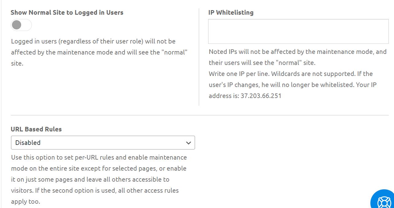 WP Maintenance Access