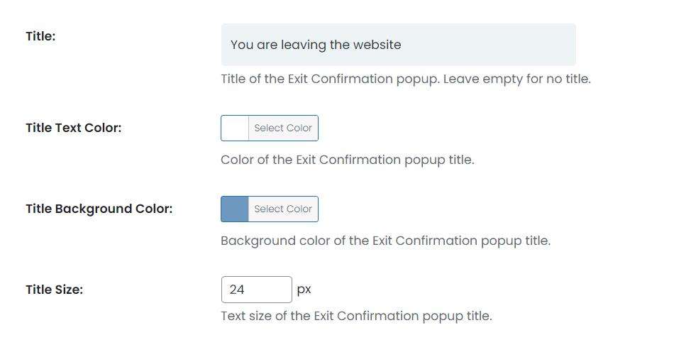 WP Links Title
