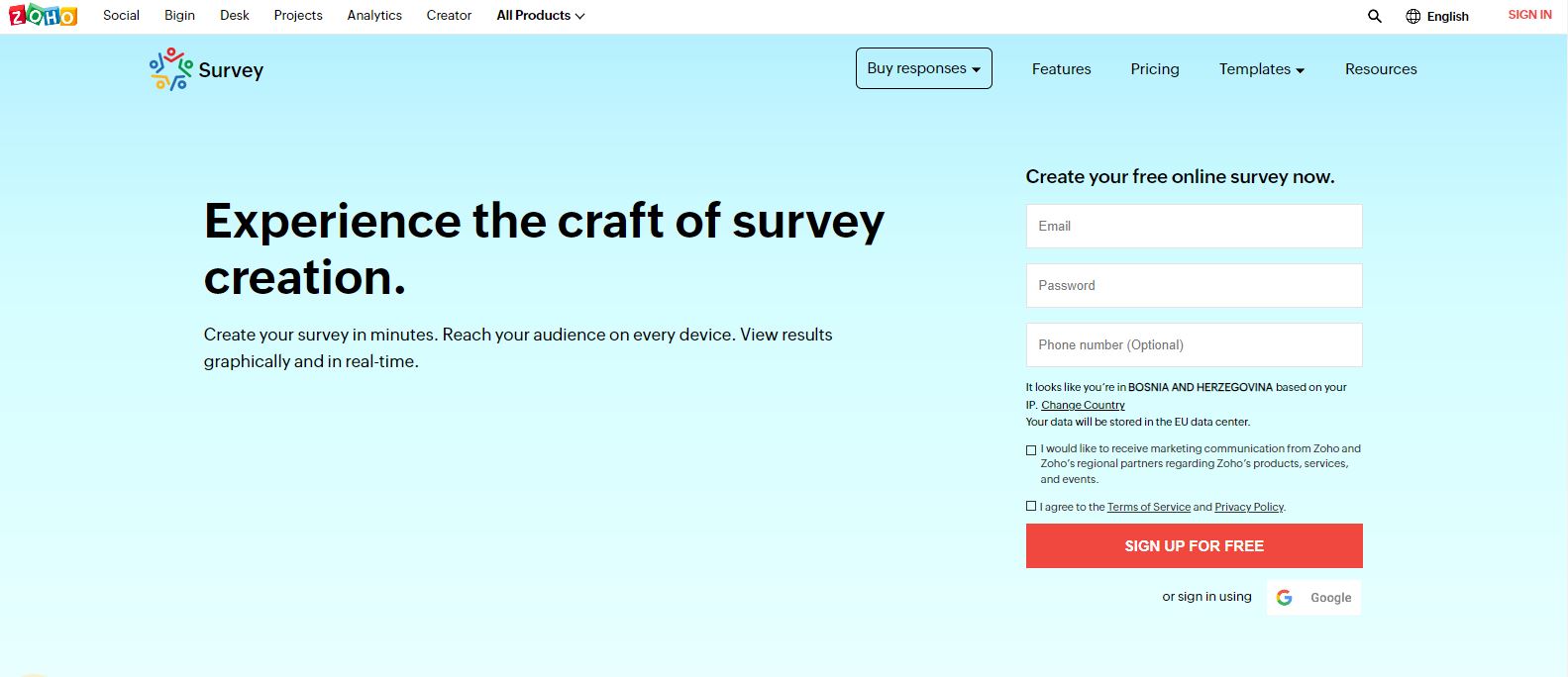 Zoho Survey