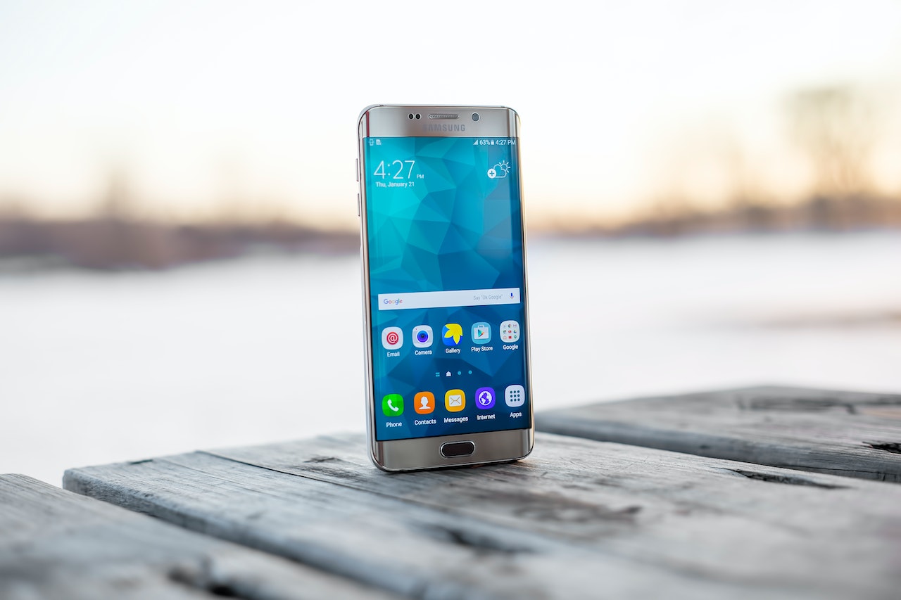 Silver Samsung Smartphone
