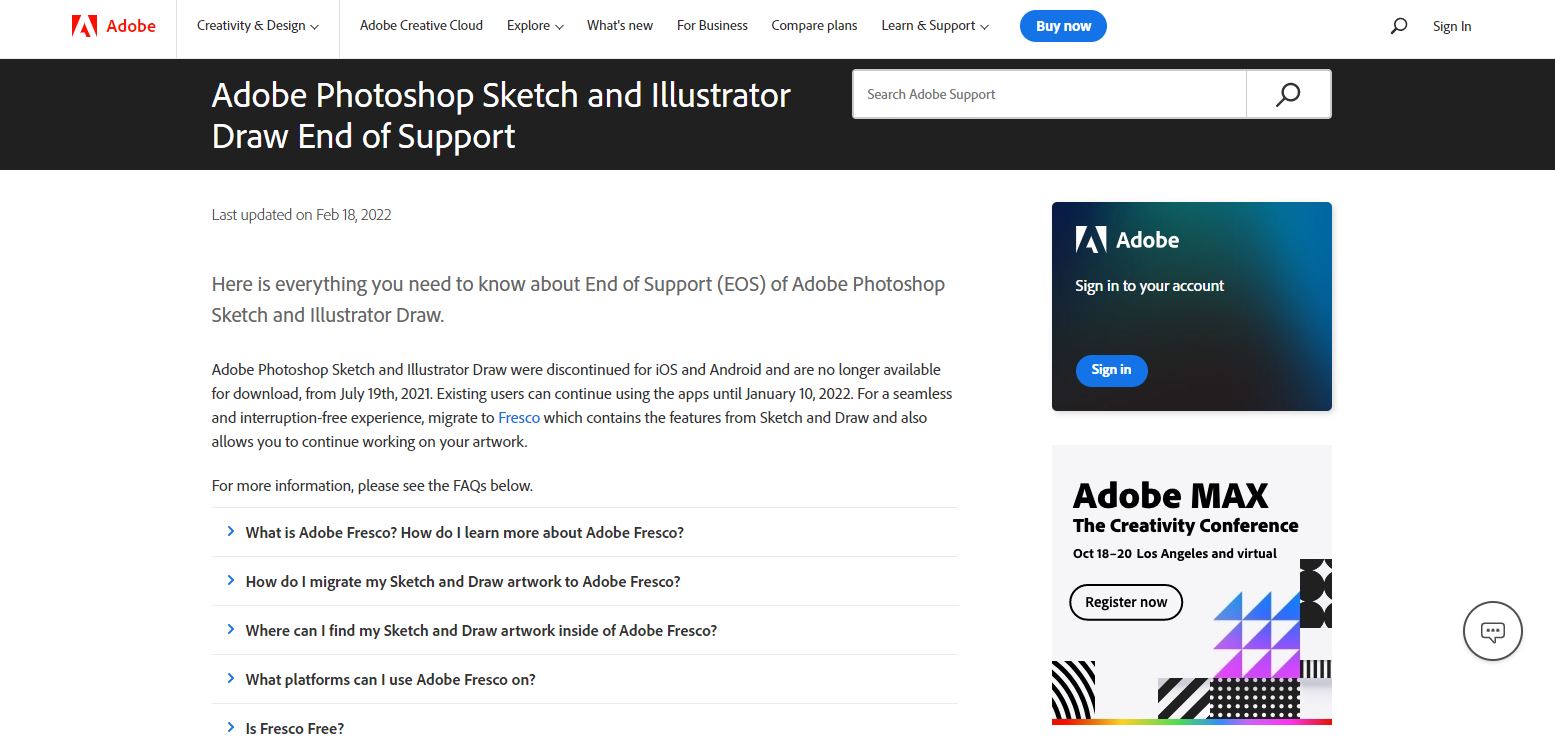 Adobe Photoshop Sketch