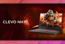 clevo nh70 gaming laptop review